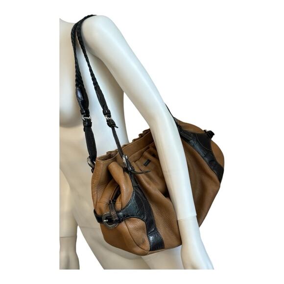 ~ BRIGHTON ~ leather Diana shoulder bag STUNNING FALL - Picture 1 of 9